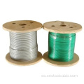 Cuerda de alambre de acero inoxidable con recubrimiento de nylon